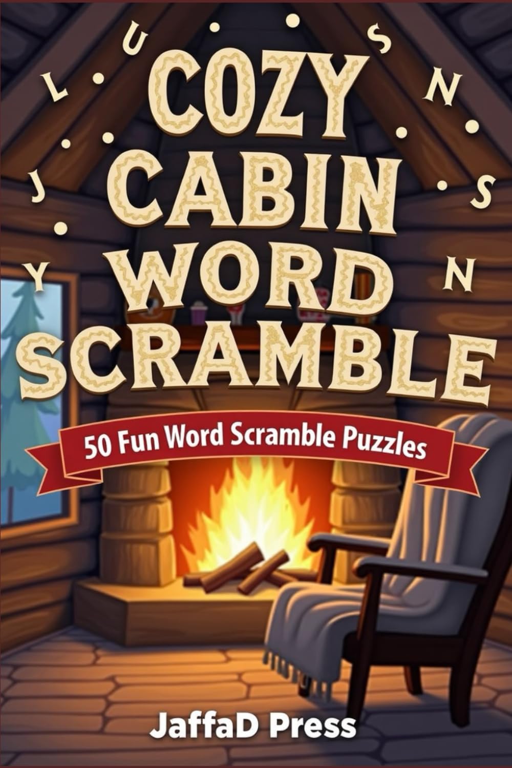 Cosy Cabin Word Scramble: 50 Pages of Cosy Word Scrambles for Adults & Teens