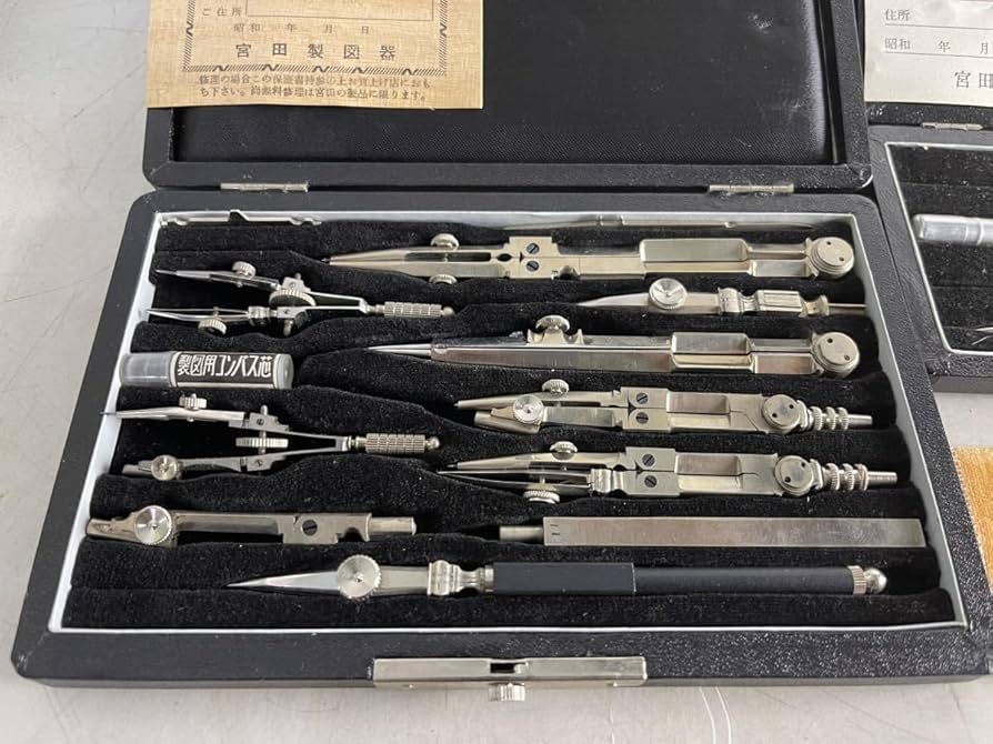 製図セット 宮田製図器 Amazon.co.jp: 宮田製図器械 高級 製図道具 まとめ セット 設計