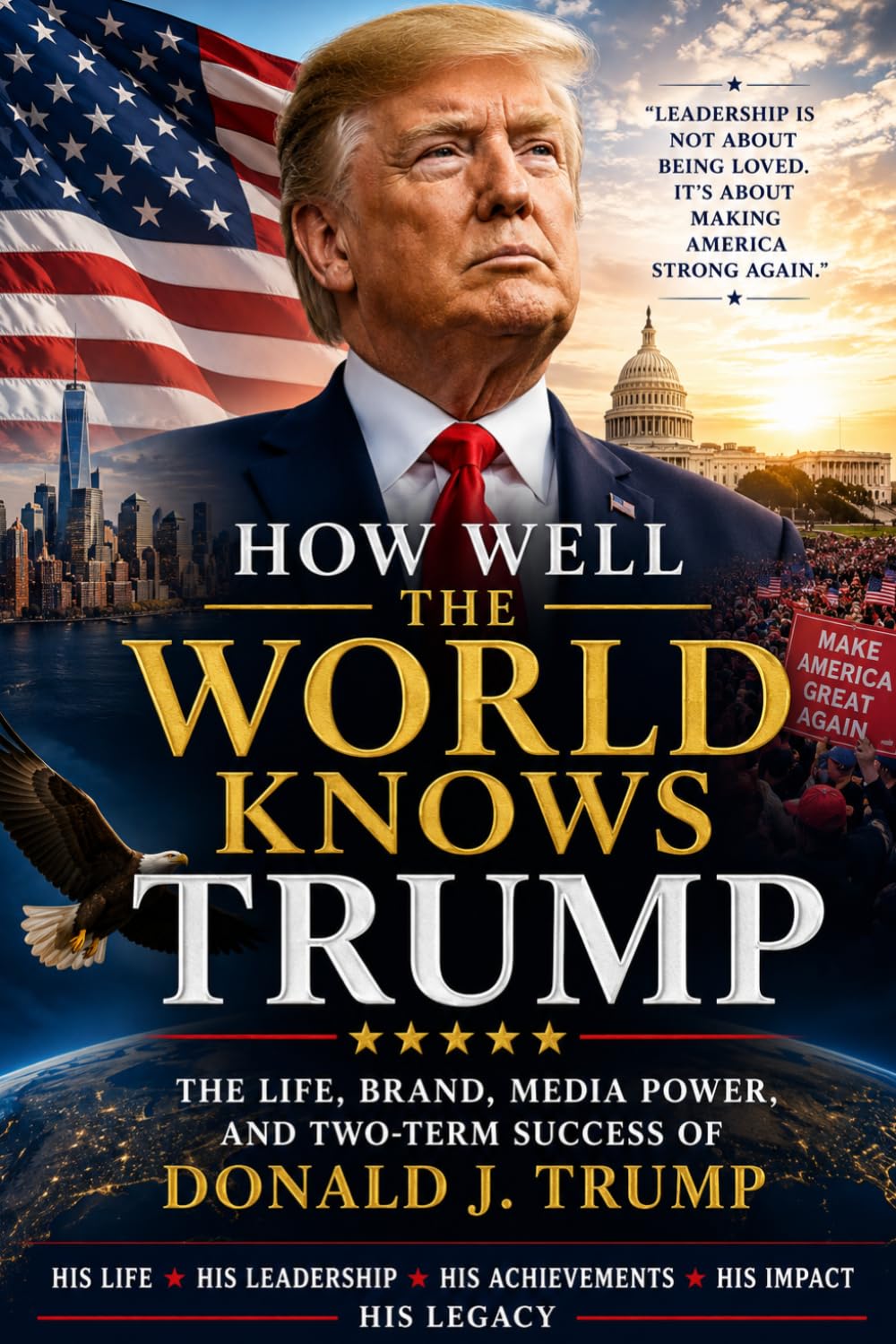 Title: HOW WELL THE WORLD KNOWS TRUMP: Understanding the Life, Leadership, Media Power, and Two-Term Political Success of Donald J. Trump
