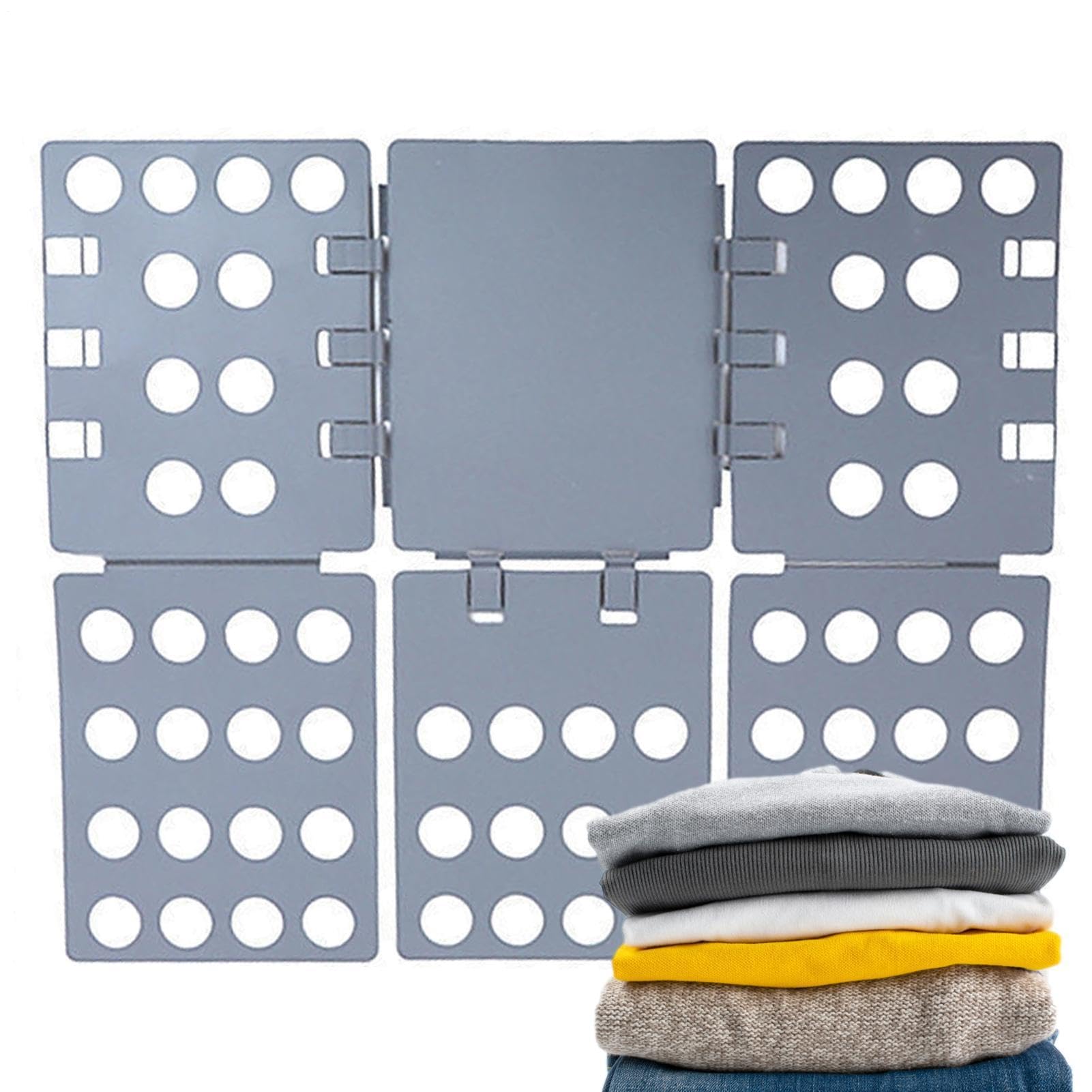 Tablas plegables de ropa para optimizar el espacio y el almacenamiento del dormitorio 1