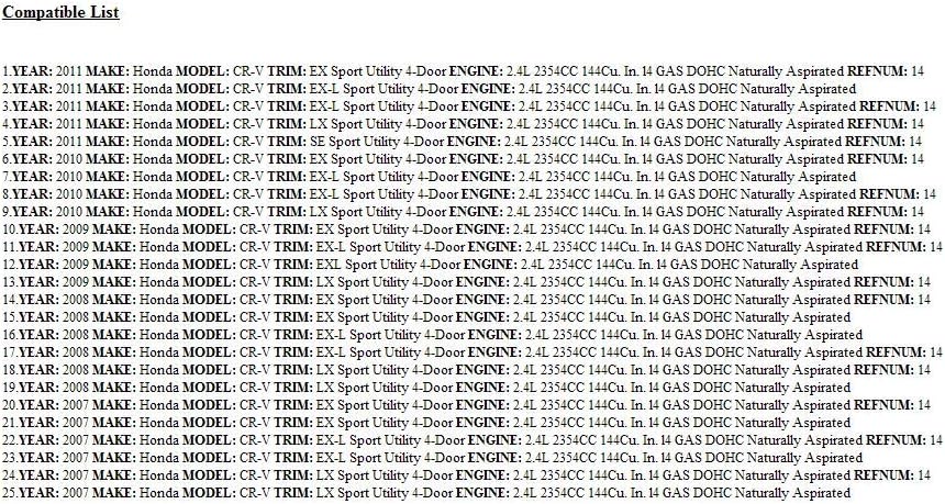 Honda Genuine 82172-SWA-A01 Seat Back Pad Assembly