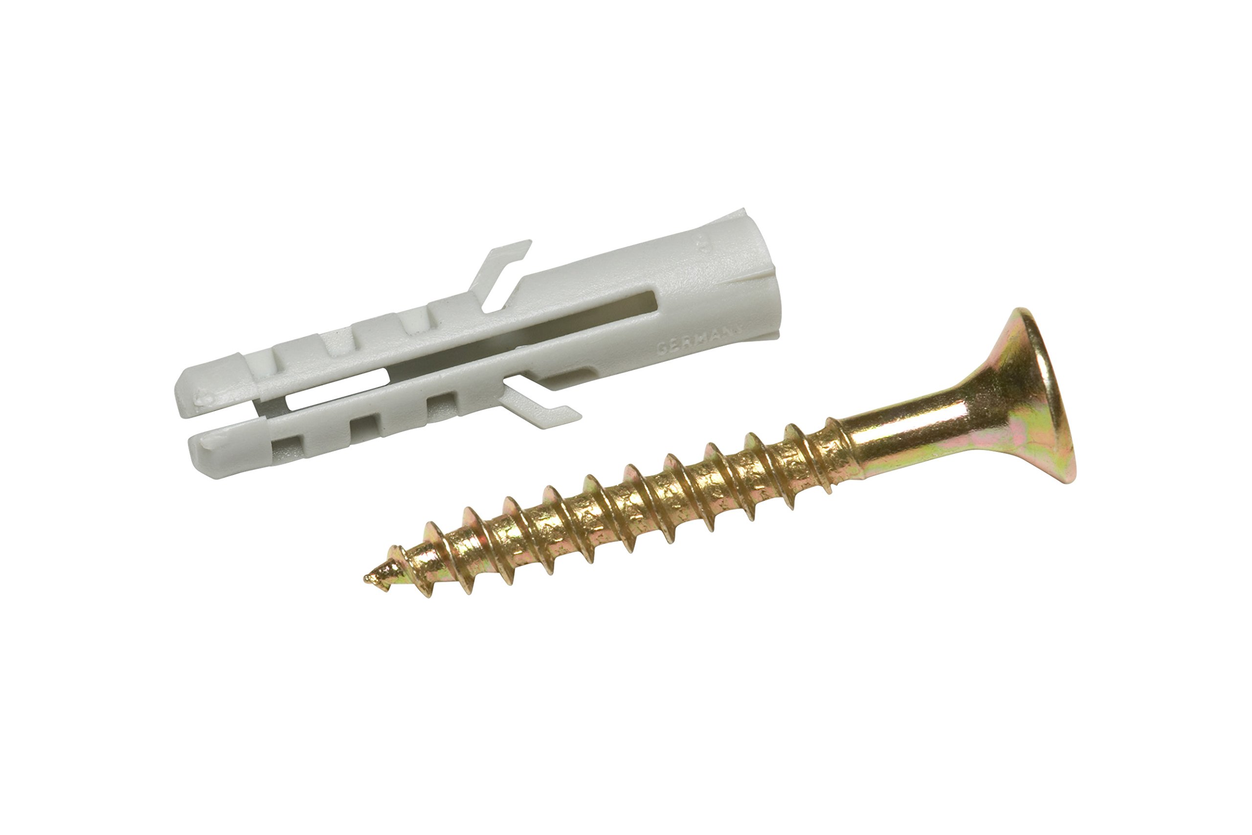 MetafrancWall Anchor and Screw Assortment – 200 Pieces – for Universal Attachment, chipboard Screws, Multi-Purpose Wall Anchors and Screws in The Set, Screw Set, Wall Anchors Set, 949500