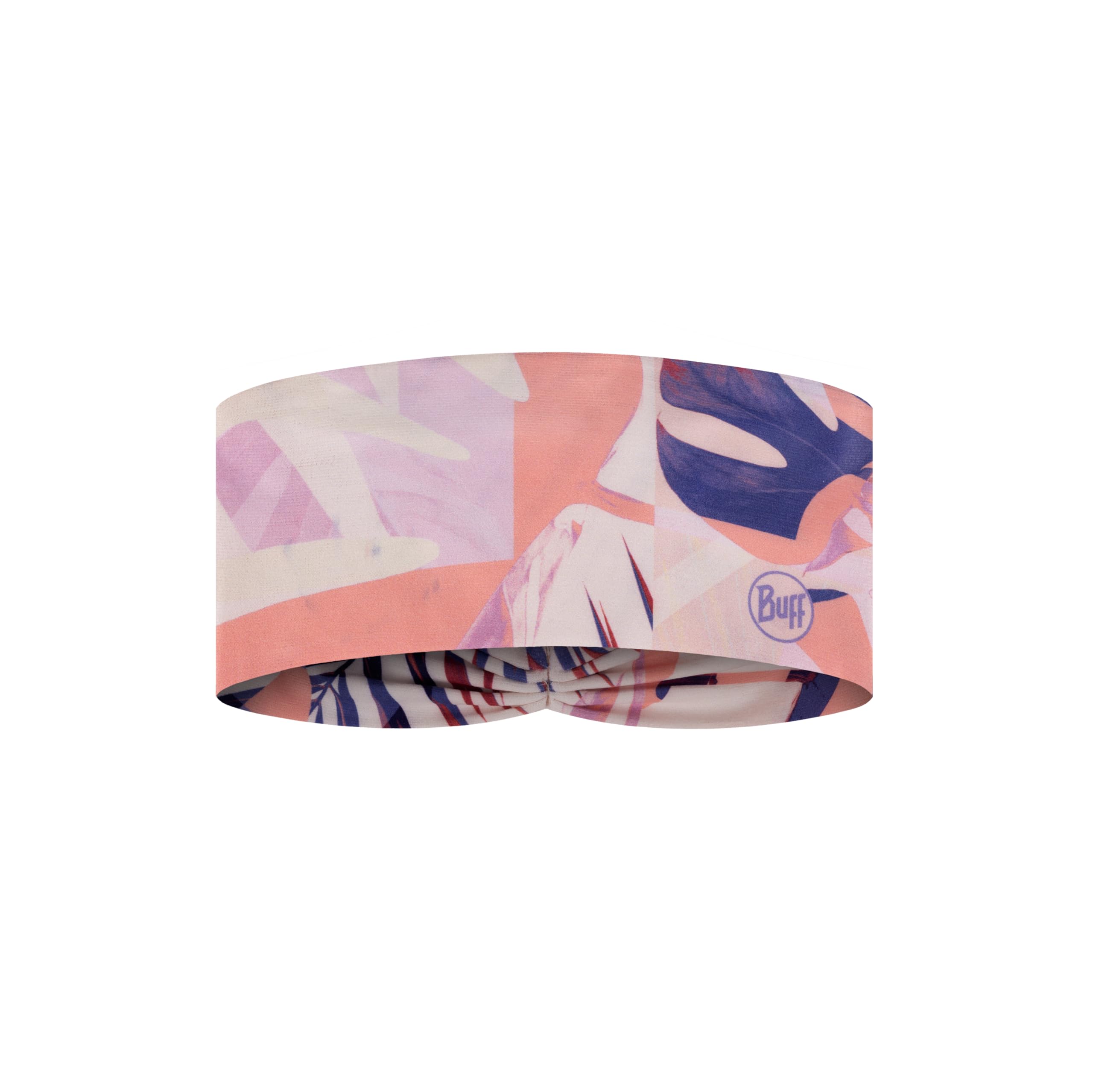 BUFF®| Headband CoolNet UV® Ellipse Comfortable, UPF 50 Protection, Sports, Elastic, Recycled Material, Temperature-Regulating, One Size Pink and Purple