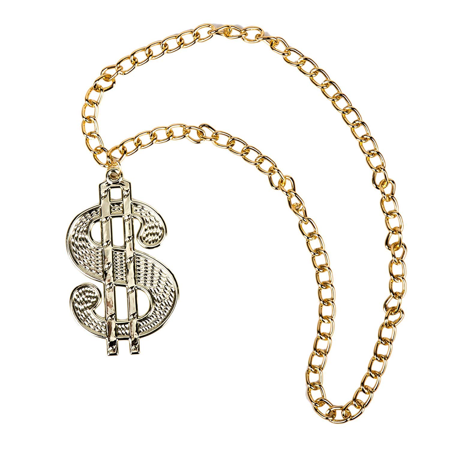 by Robelli Hip Hop Run DMC Fancy Dress Accessory Set (Pork Pie Hat, Sunglasses & Dollar Sign Necklace), Black - Image 4