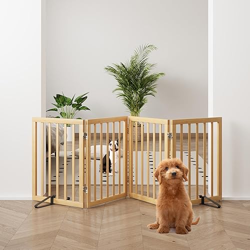 Miniatura 7 de Mino Kesper Puerta de alambre para perros para interiores, puertas para perros para la casa, puertas, escaleras, puertas independientes para