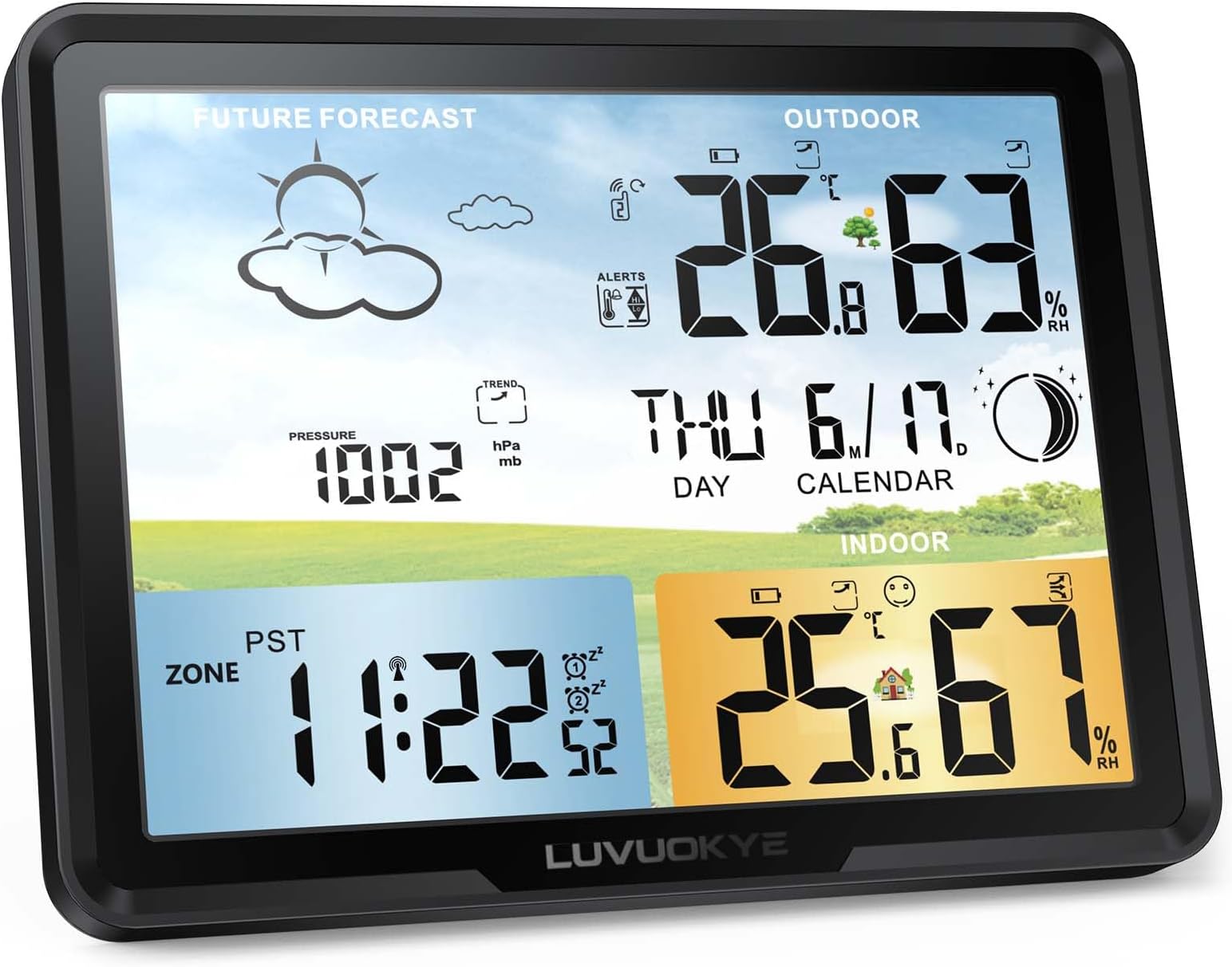 AcuRite Wireless Home Weather Station - Color Display Indoor Outdoor Thermometer