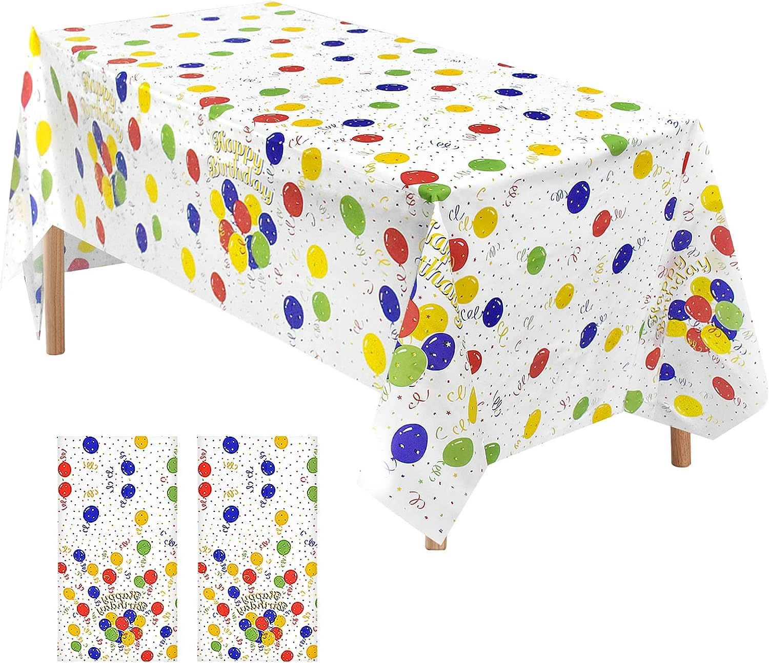 Wissenschaftliche Tischdecke 2er Pack – Labor-Party Dekoration, Wasserdicht, 130x224 Cm