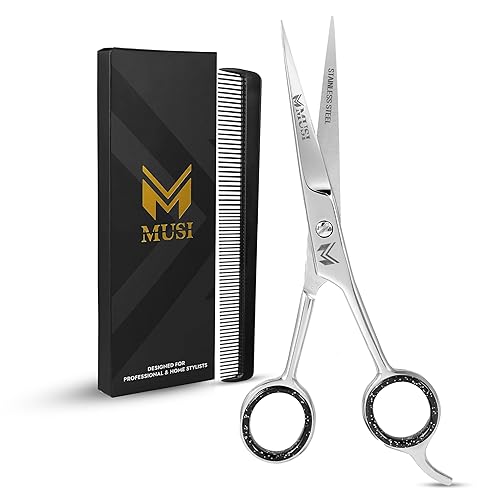 MUSI Hair Scissors 6.5" – 420 Japanese Stainless Steel Standard
