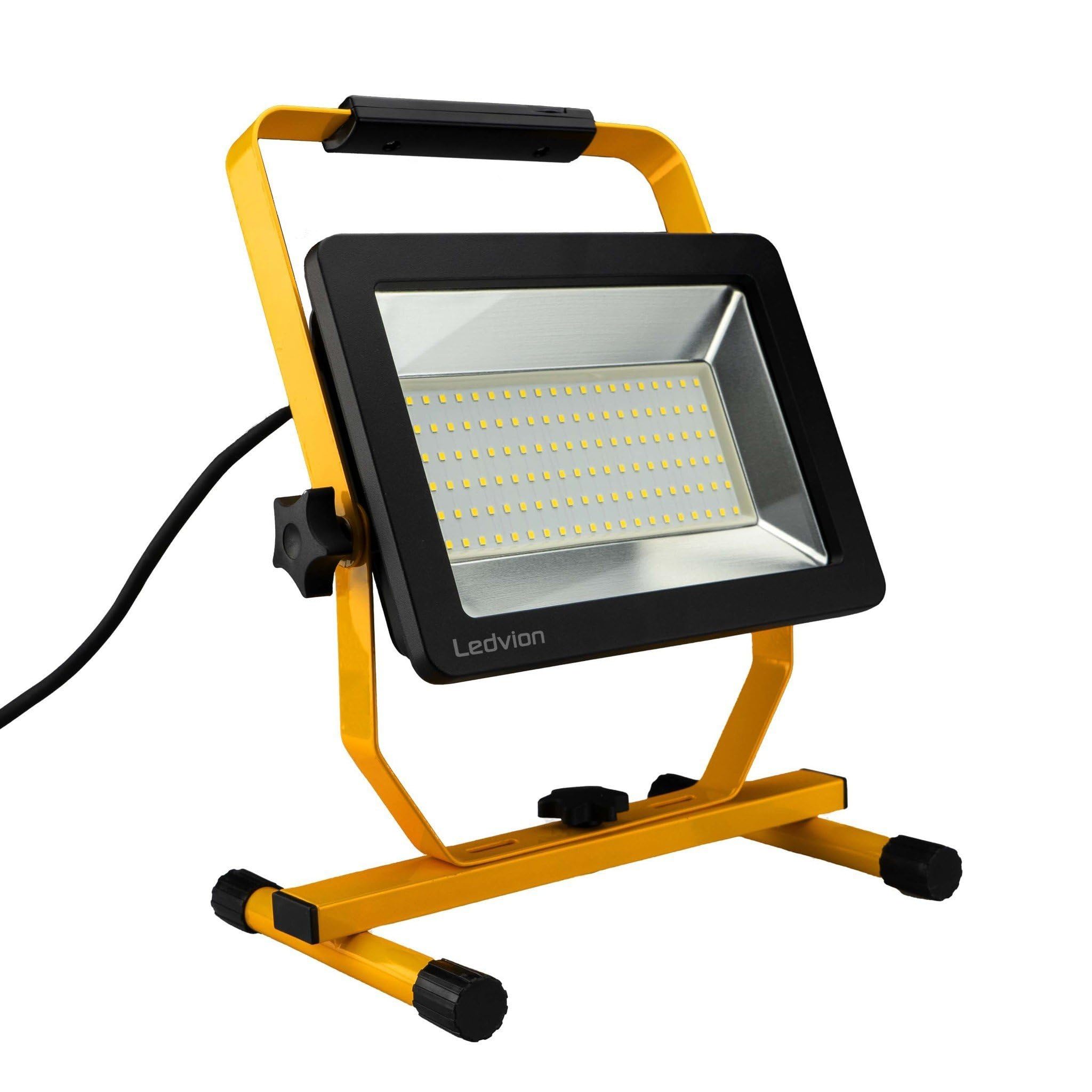 Ledvion Projecteur de chantier LED 100W etanche IP65