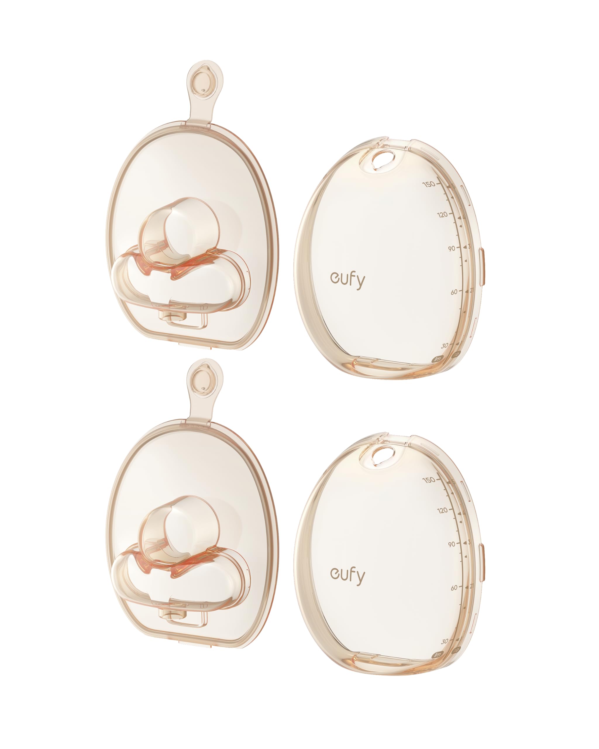 eufy Wearable Breast Pump S2/S2 Pro, 5oz Milk Container (2-Pack)