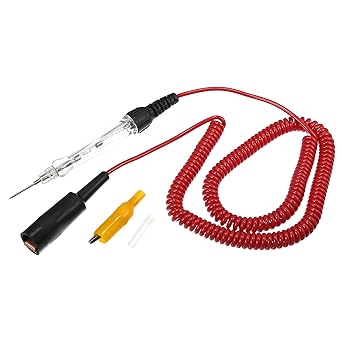 Automotive Circuit Tester Test Light Kit Tester Testing Circuit Low Voltage System for Car Truck Boat Orange