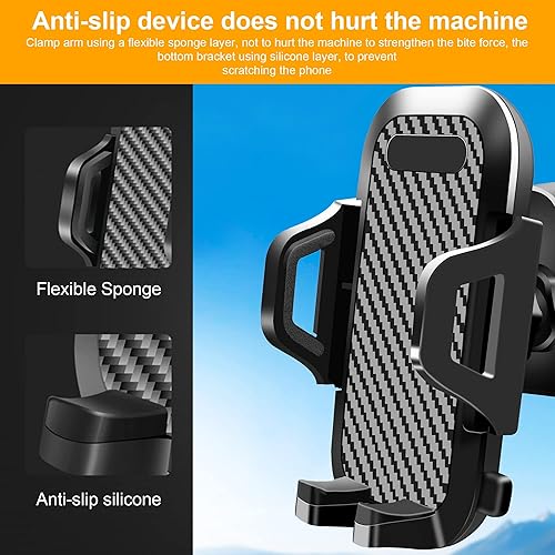 Miniatura 4 de Soporte de teléfono para automóvil, soporte de teléfono resistente para parabrisas de automóvil, soporte giratorio de 360 grados, soporte de