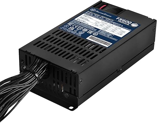 Vista 5 de SilverStone Technology FX600 Platinum Cybenetics Platinum 600W FlexATX Fuente de alimentación (SST-FX600-PT)