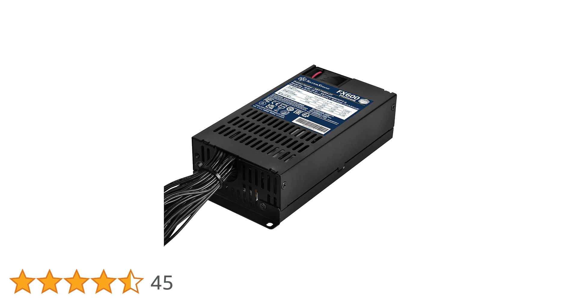 Amazon | Silver Stone SilverStone Cybenetics Platinum認証 600W