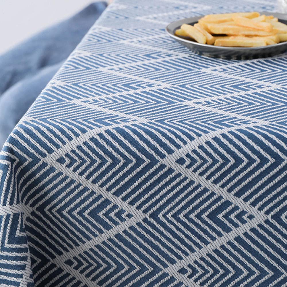 Tisch Decke aus Premium Rechteckige Anti Heißes Modernes Baumwollleinen Tischabdeckung Gartentischdecke für Gastronomie Feste Party Hochzeiten Gelb A 110 × 110cm