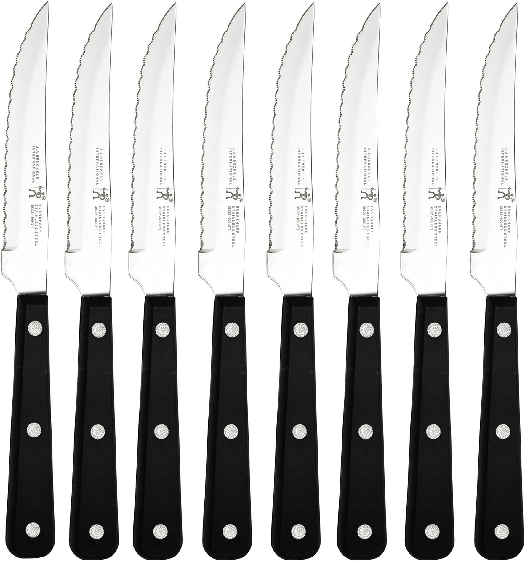 Razor-Sharp Steak Knife Set of 8, German Engineered Informed by 100+ Years of Mastery