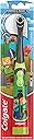 Colgate Kids Battery Powered Minecraft Toothbrush, Extra Soft Kids Battery Toothbrush with 1 AA Battery Included, Made for Ages 3 and Up, Features Easy On and Off Switch, Flat Lay Handle, 1 Count