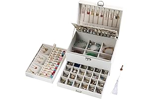 BOOVO Earring Jewelry Box for Women and Girls: Your TARDIS for Precious Trinkets