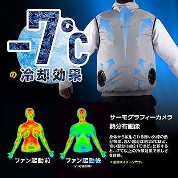 Amazon.co.jp: [asuka] 空調ウェア 冷却服 空調作業服