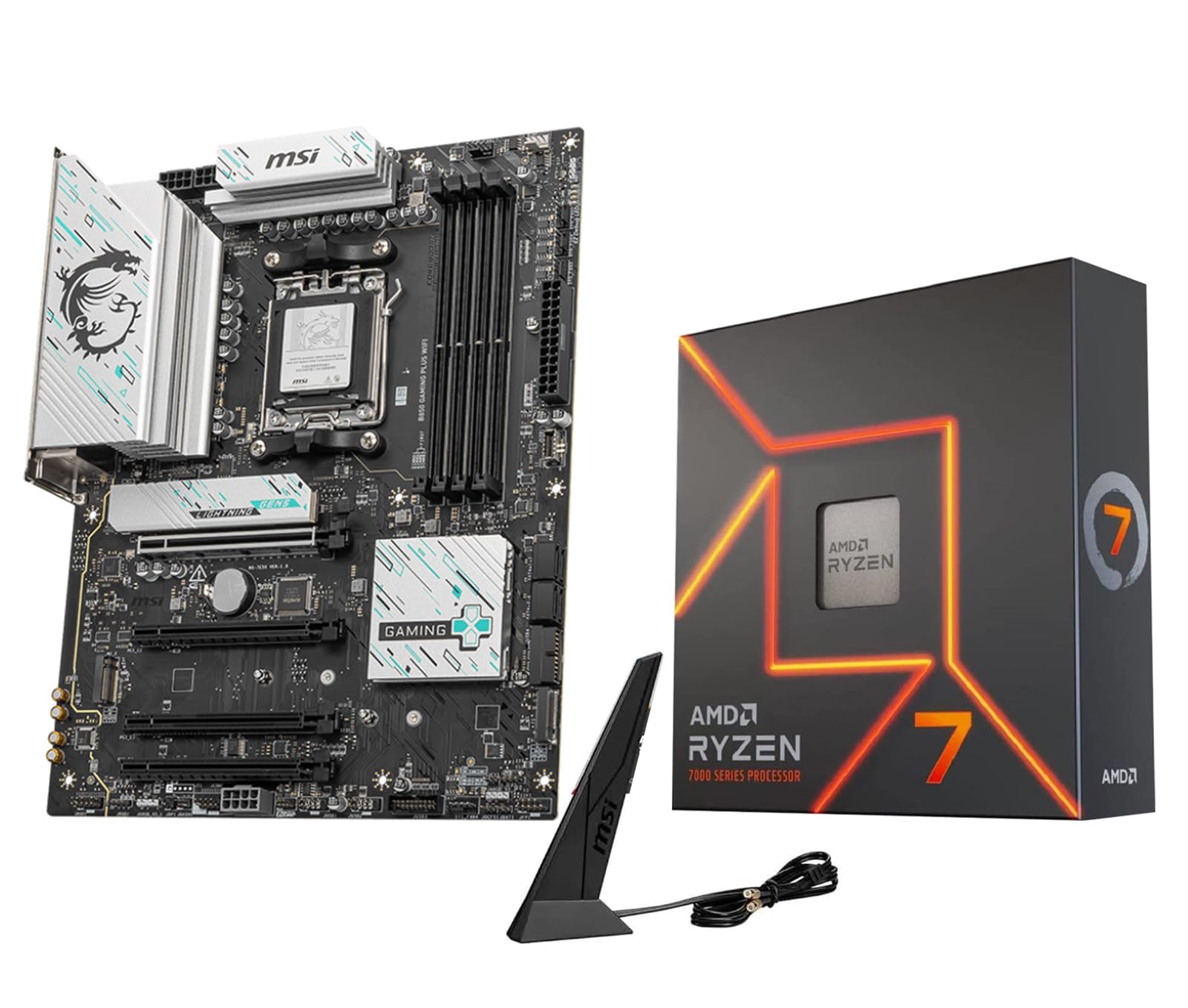 CPU AMD Ryzen 7 7700 Amazon.com: YNRSUFW AMD Ryzen 7 7700 R7 7700 3.8 GHz 8-Core
