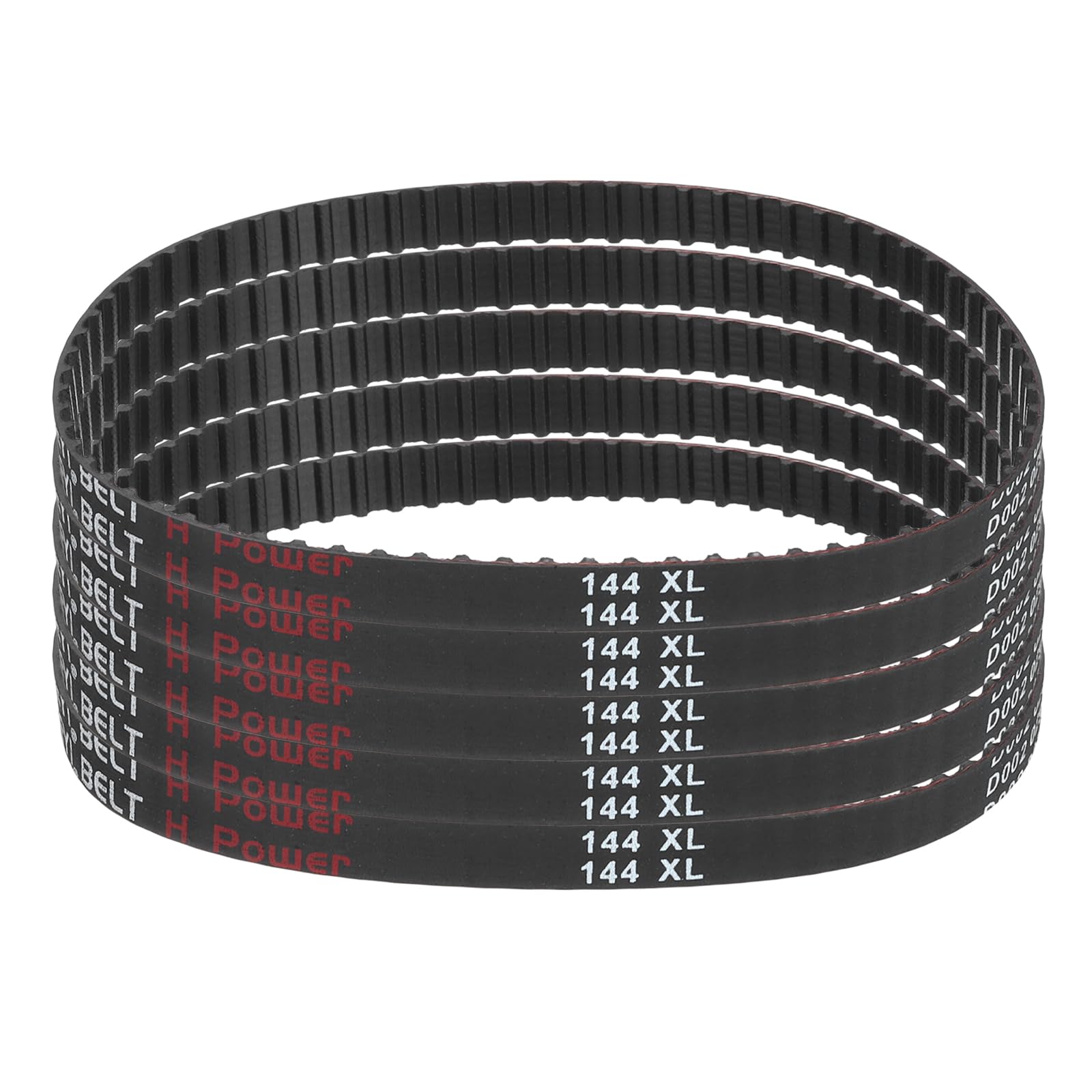 uxcell 4pcs 160XL 037 Timing Belt 80 Teeth Rubber Geared Cogged Belt, 0.37" Width, 0.20" Pitch Mechanical Replacement Belts — Amazon image 22