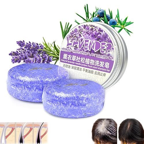 Dragon Honor Humby - Barra de champú para cabello gris, barra de champú de lluvia púrpura Humby para cabello fino, barras de champú y acondicionador