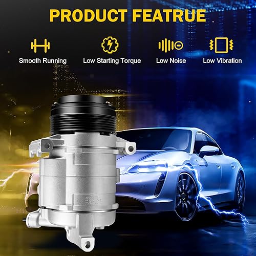 Miniatura 3 de Compresor del aire acondicionado del aire acondicionado del CO 22219C con el embrague cabido para 2010-2015 para Chevrolet Camaro 3.6L