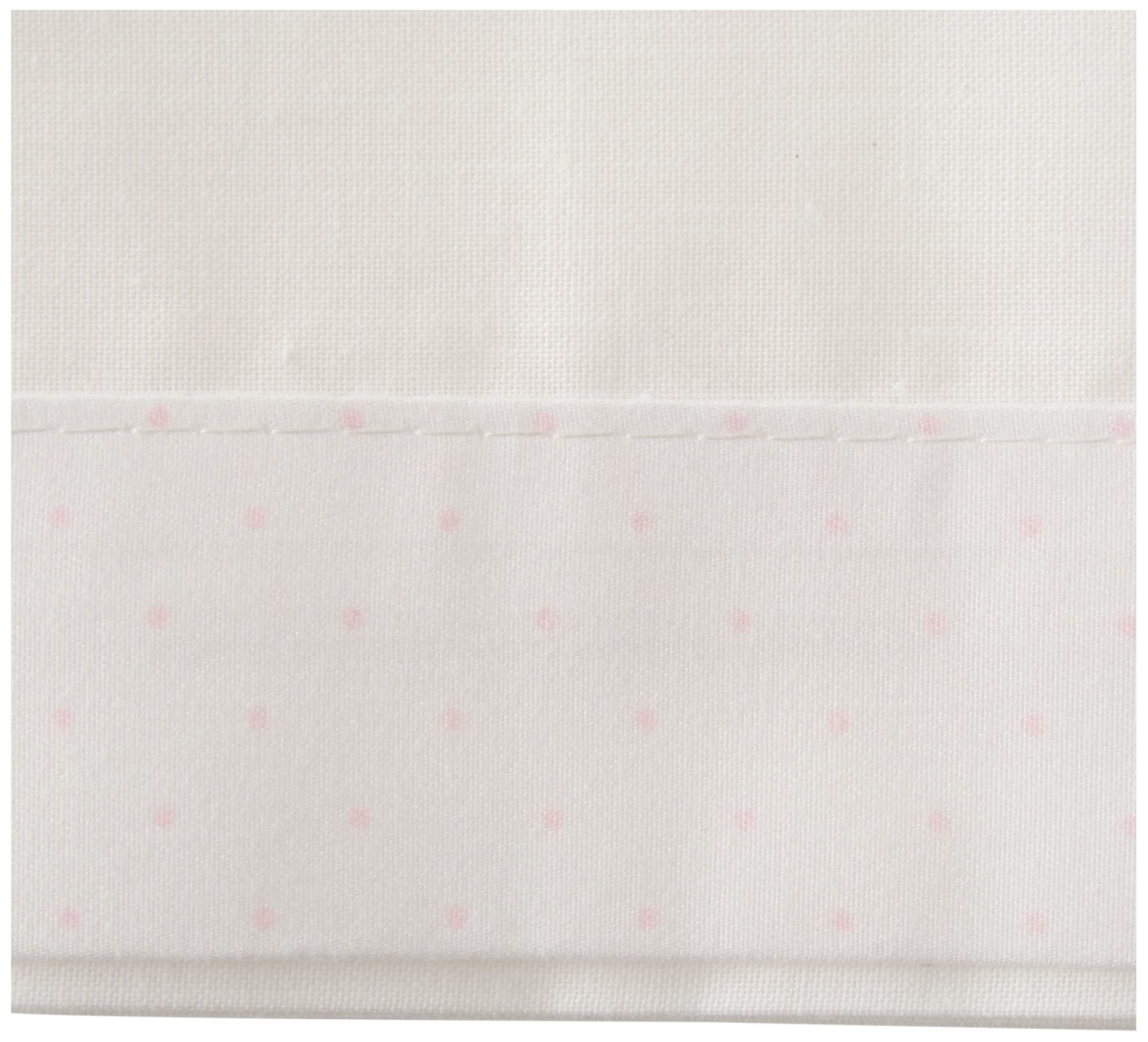 INTERBABY -Sábanas Minicuna Osito Amoroso Blanco Rosa