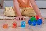 Jelly Blox Tractor Set | Includes 12 Pieces | Toddler & Preschool Building Blocks Kids Can Squeeze, Stretch, Squish | MESH ACCREDITED | Safety Tested & Ouch-Free | Sensory Play Toy for Ages 2+