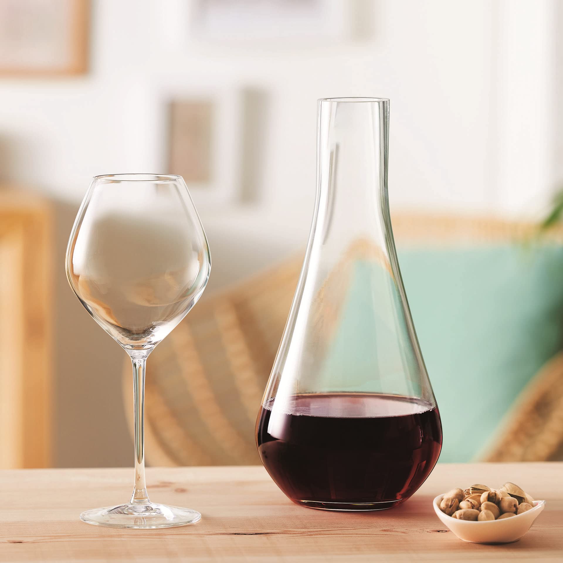 Chef&Sommelier Cheer Up - Juego de 6 copas de vino tinto (55 cl), diseño moderno y elegante, resistencia al agua estándar