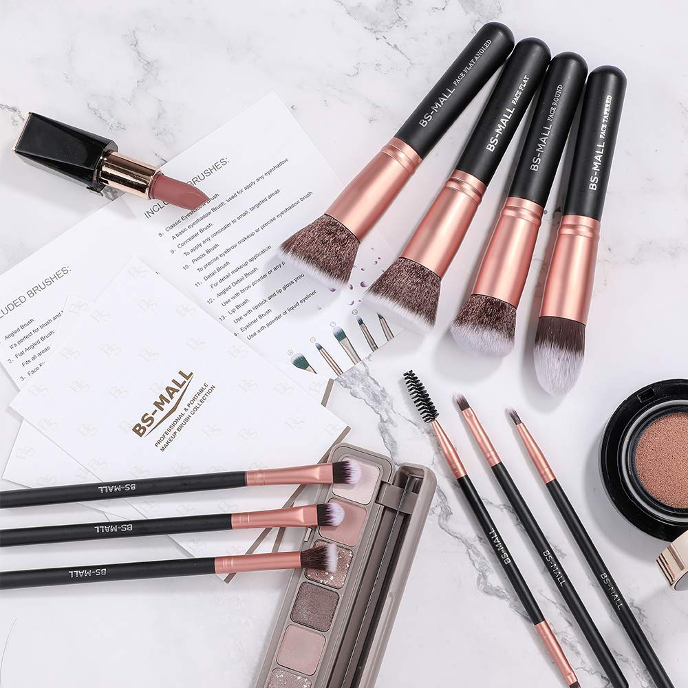 Buy BSMALL Makeup Brushes Premium Synthetic Foundation Powder