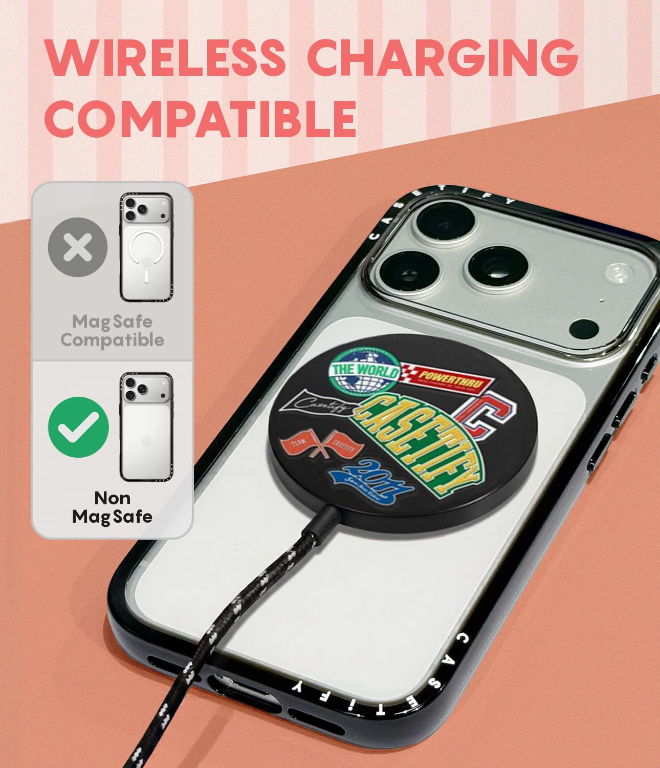 Amazon.co.jp: CASETiFY コンパクト iPhone 16 Pro ケース [薄型軽量