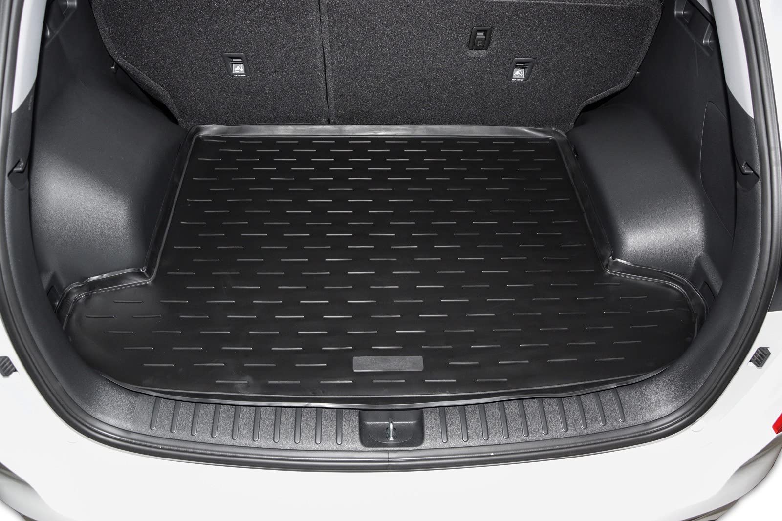 J&J AUTOMOTIVE Vasca Baule In TPE Per Tucson TL/TLE 2015-2020 – Bordo Alto 3-5 Cm, Antiscivolo, Inodore, Nero, Su Misura Con Scansione Laser 3D