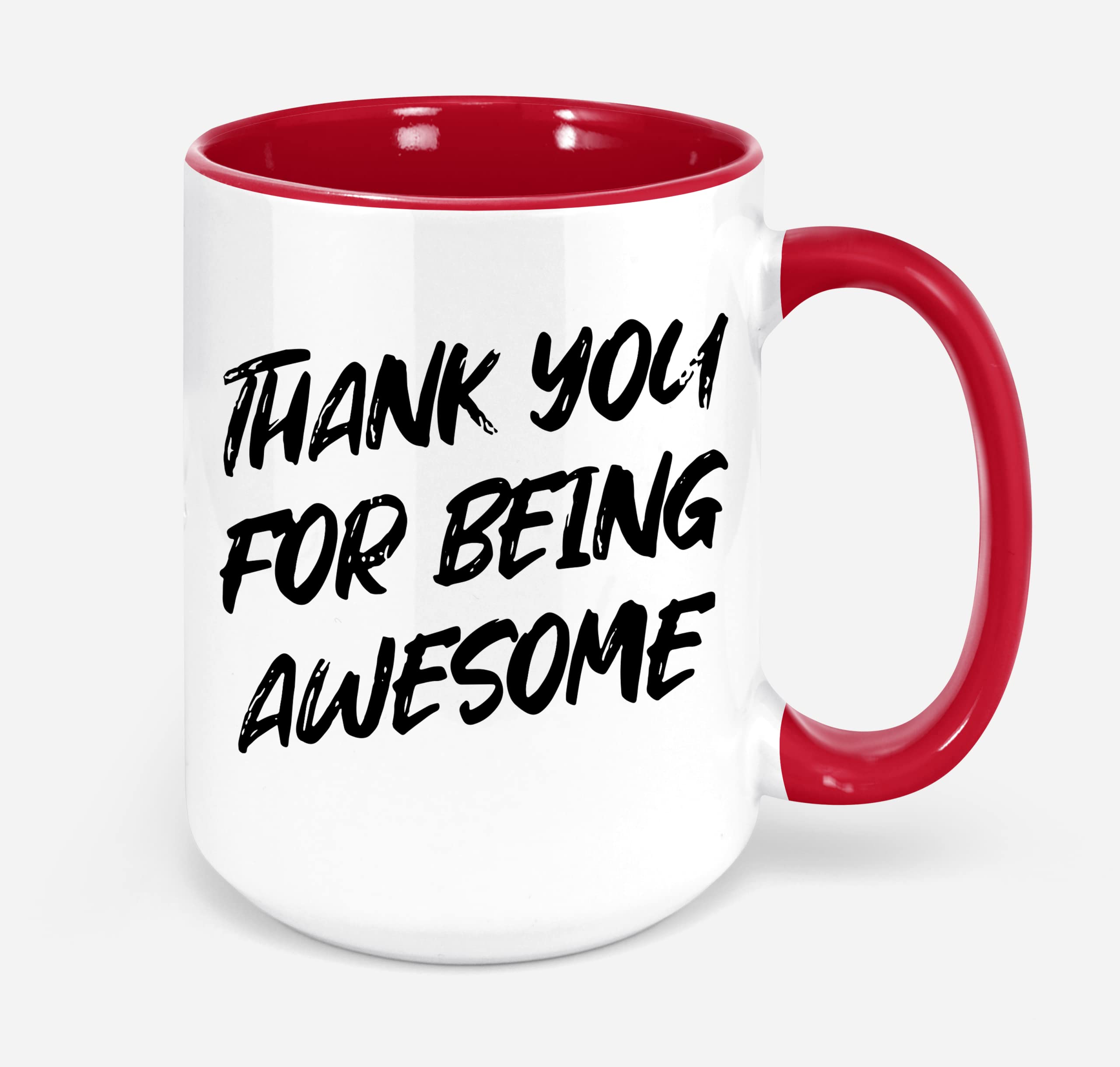 Photo 1 of Personalized Thank You Mug Thank You Gifts And Appreciation Gifts For Women Thank You For Being Awesome Birthday Thanksgiving Christmas Day Mug Gifts For Her Mom 146542 (Red)