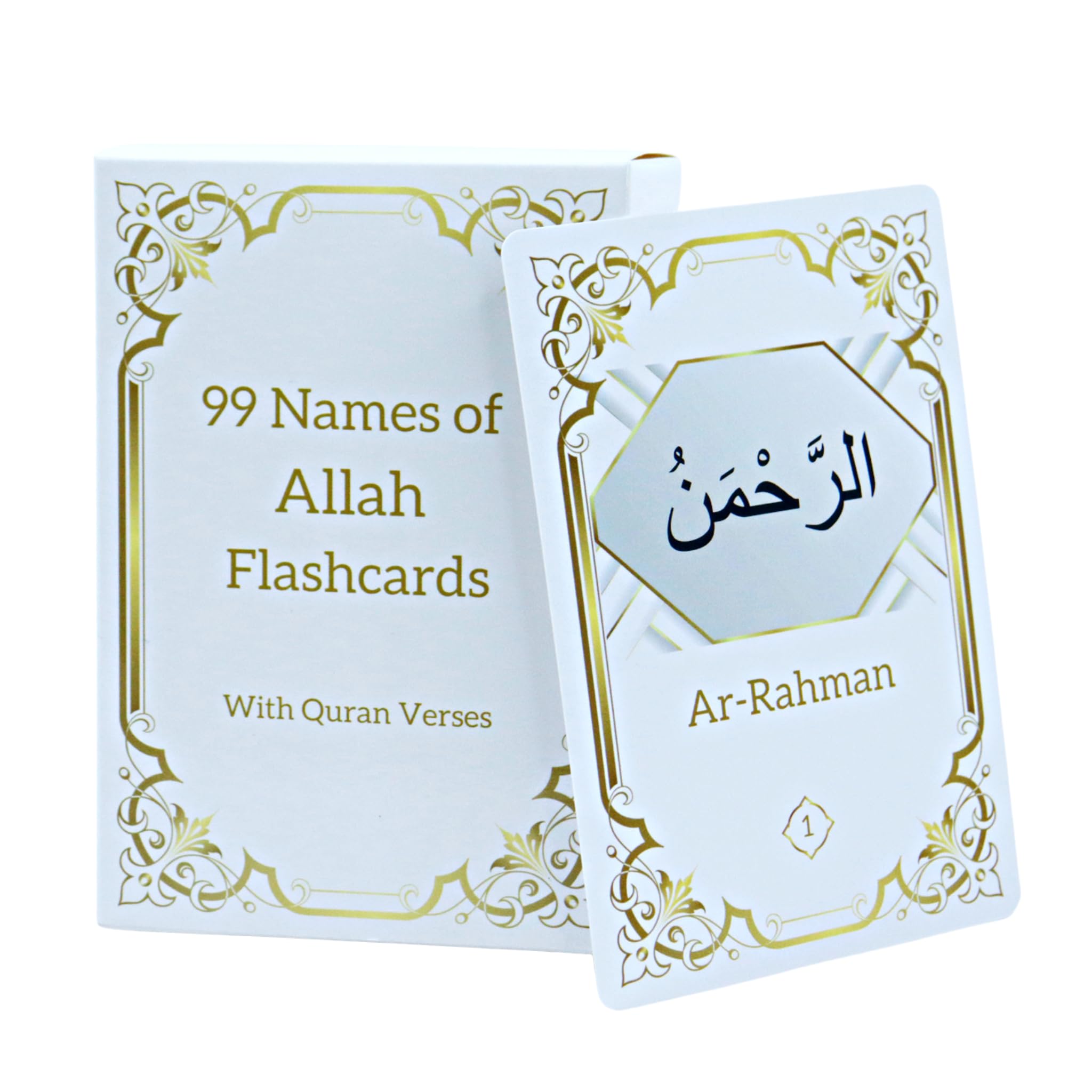 Buy 99 Names of Allah Flashcards with Quran Verses Asma Ul Husna