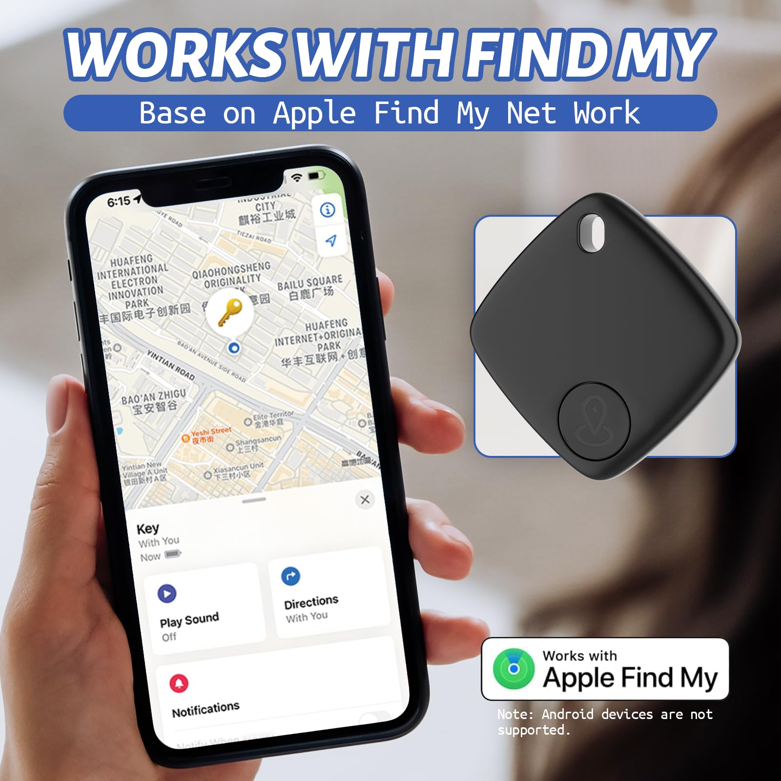 Amazon.co.jp: VZINO 荷物トラッカー キーファインダー スマート