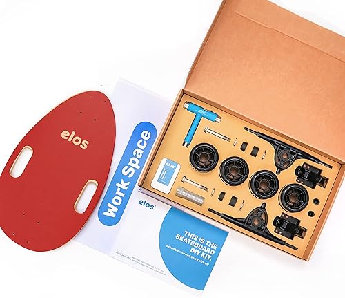 Vista 19 de ELOS Mini Longboard Cruiser Skateboards - Tabla de madera ligera de primera calidad, portátil y duradera. Ruedas grandes y suaves para principiantes