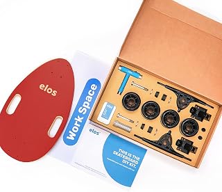 Elos Mini Longboard Cruiser Skateboards - Lightweight, Portable & Durable Wooden Commuter Cruiser Board. for Beginners & Experienced Riders