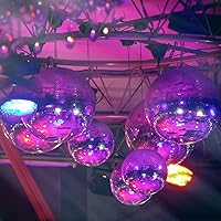 Vista 6 de Motor de bola de discoteca de velocidad de 1.5 rpm, bola de espejo resistente, rotador eléctrico de motor lento, soporta bolas de espejo de 4 a 16