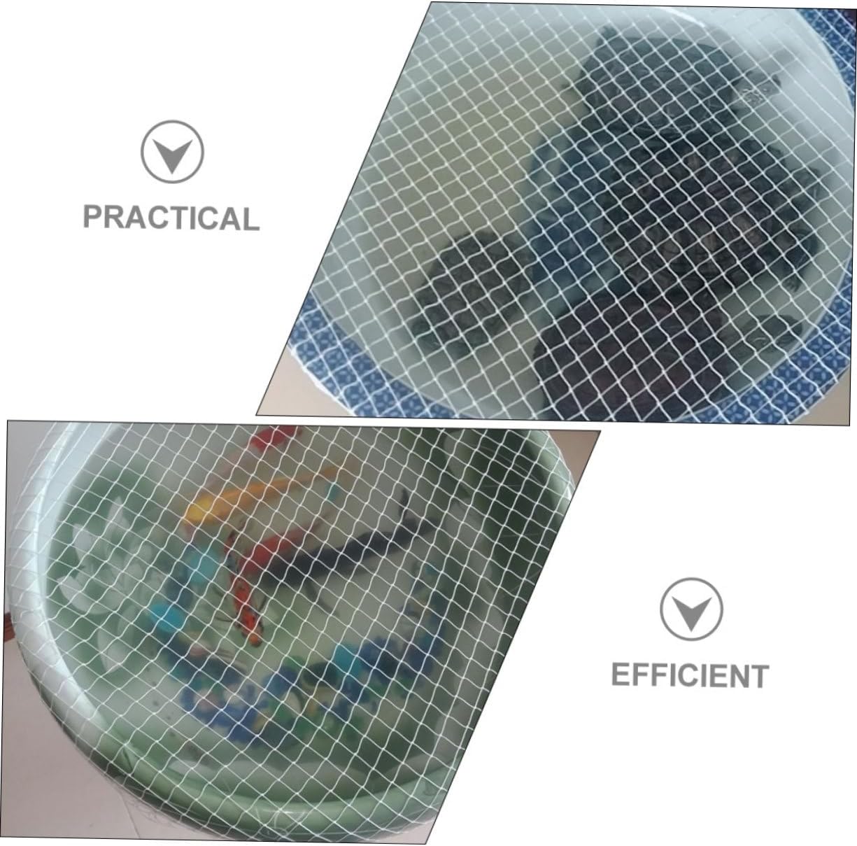 Generic 5pcs Fish Tank -Jumping Net Protective Mesh Cover for Aquarium Breathable Design to Prevent Fish from Jumping Out Easy Installation