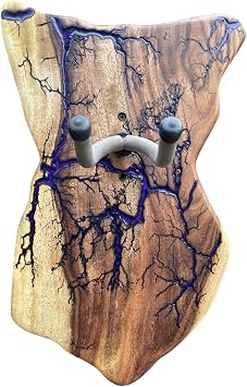 Guitar Hanger Fractal Art Wall Mount GHFAJWN1