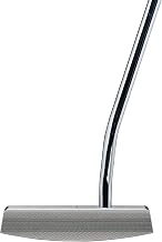 Bell H-360 Half-Offset CNC Milled Standard Blade Golf Putter + Winn Dri-Tac Dark Gray Jumbo Grip Left, 33