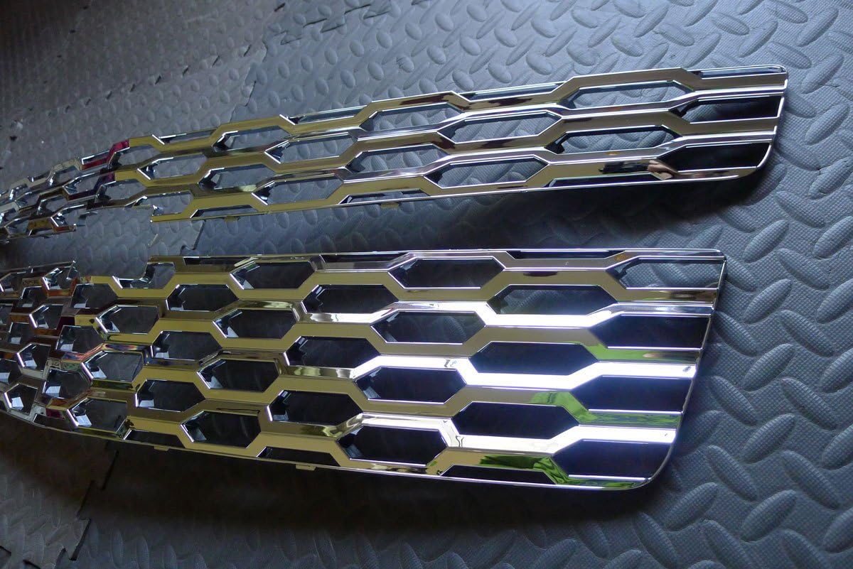 2015 2016 Chevy Suburban Chrome Mesh Grille Grill Insert Overlay Trim LS LT Only