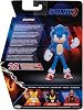 Sonic 3 Movie Sonic Collector Toy Figure by Jakks Pacific, Stands 5” / 13 cm Tall, Highly Articulated for Boys/Girls, Officially Licensed 3 Movie, Suggested for Ages 3+