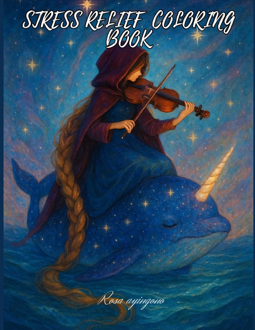 STRESS RELIEF COLORING BOOK: A relaxing book to calm the mind and Stress Relief: beautiful fantasy designs, enchanting landscapes, beaches, dream houses, birds, flowers, and much more