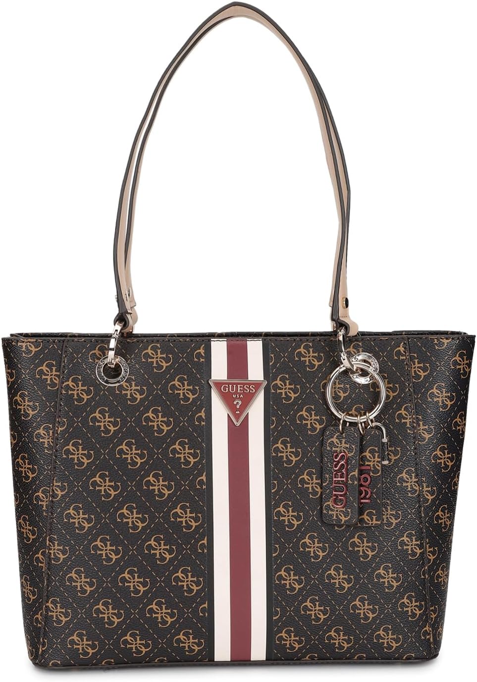 GUESS Women's Noelle Small Noel Tote Tote, Shoulder Bag