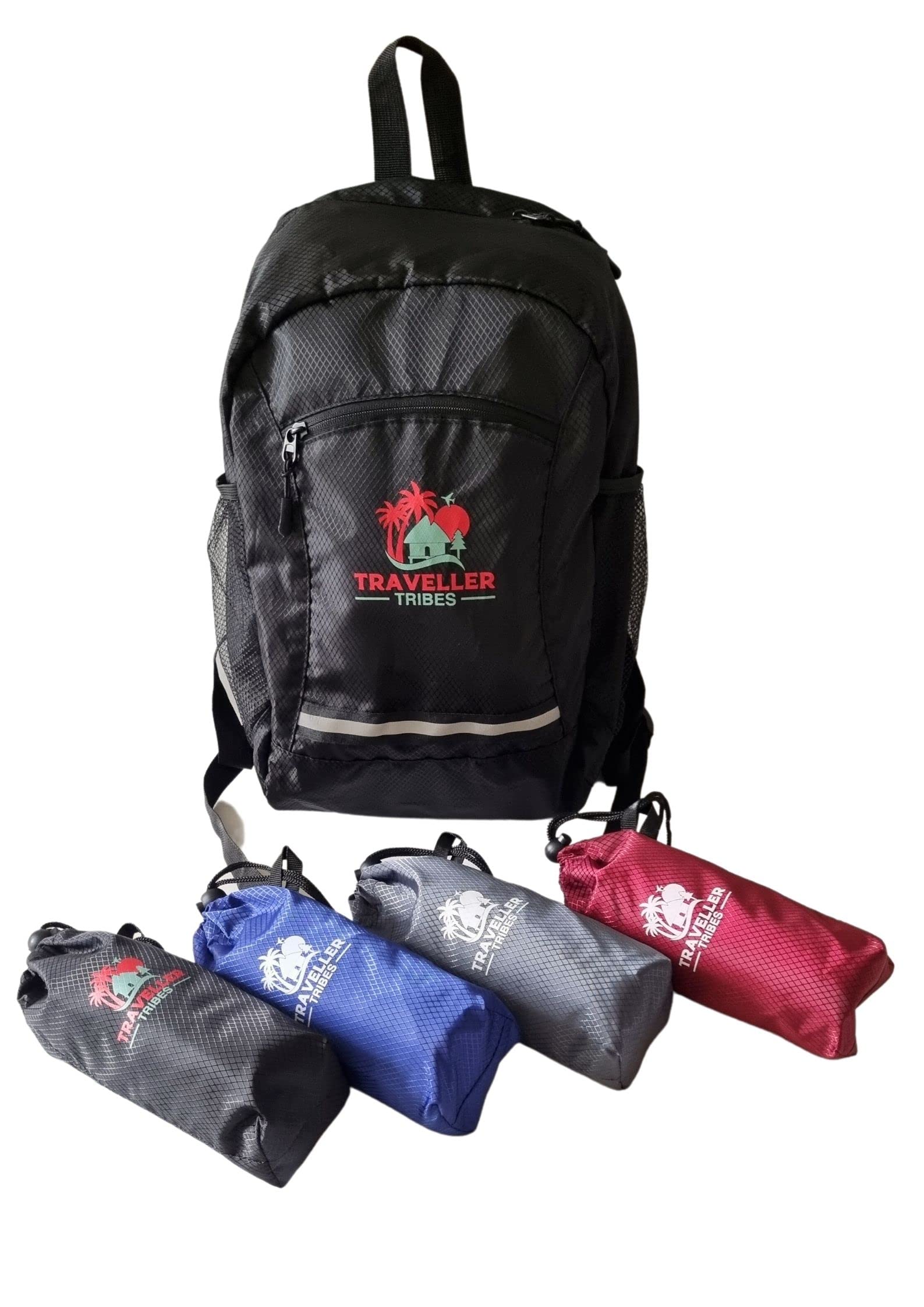 20L Small Packable Daypack with Rain Cover, Lightweight Backpack for Men Women, Foldable Backpack for Travel, Outdoor, Hiking, Camping (Navy Blue)