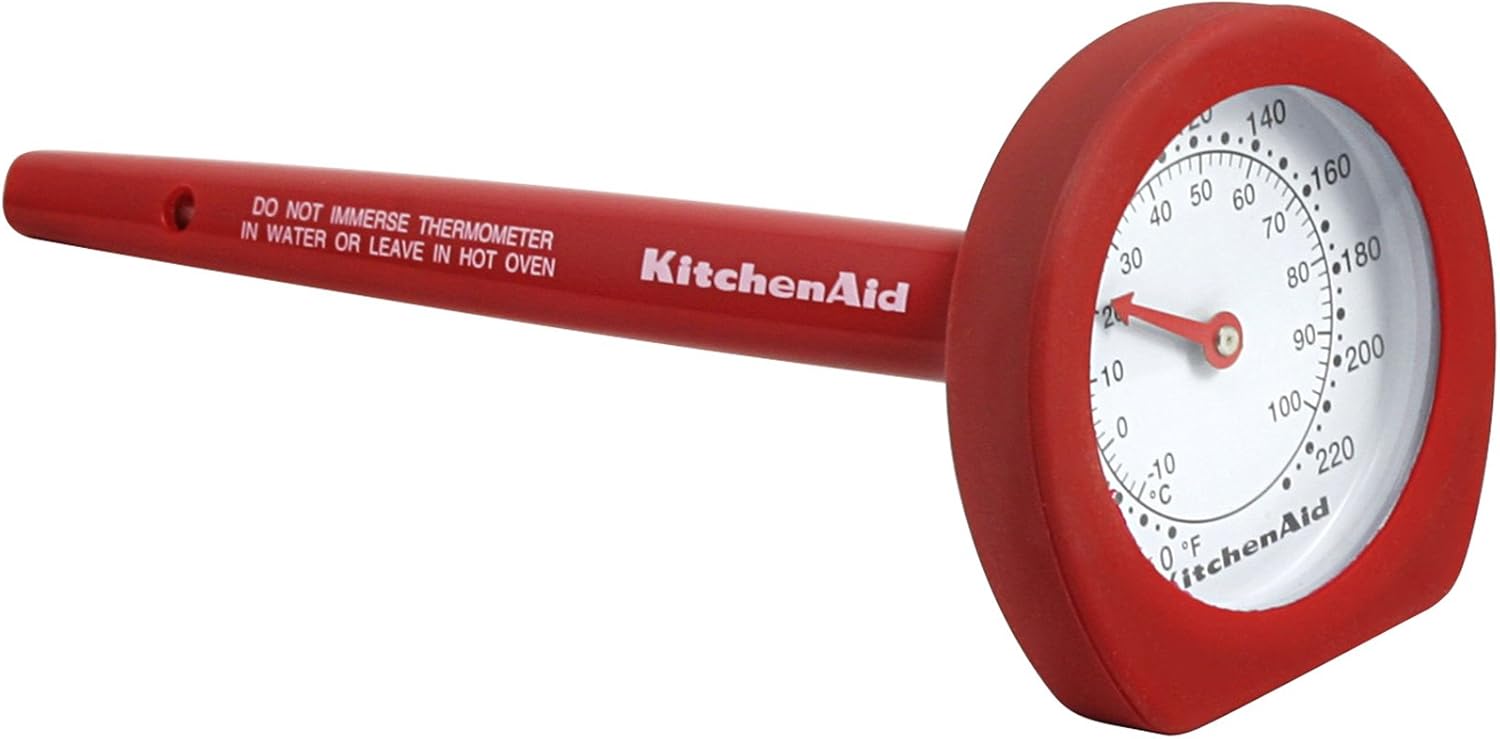 KitchenAid Instant Read Thermometer, Red Home & Kitchen