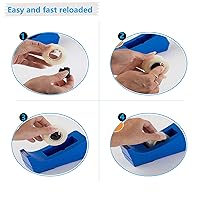 Vista 5 de Paquete de 12 rollos de cinta transparente, recambios de cinta transparente, cada rollo de 34 x 1000 pulgadas, núcleo de 1 pulgada, para oficina