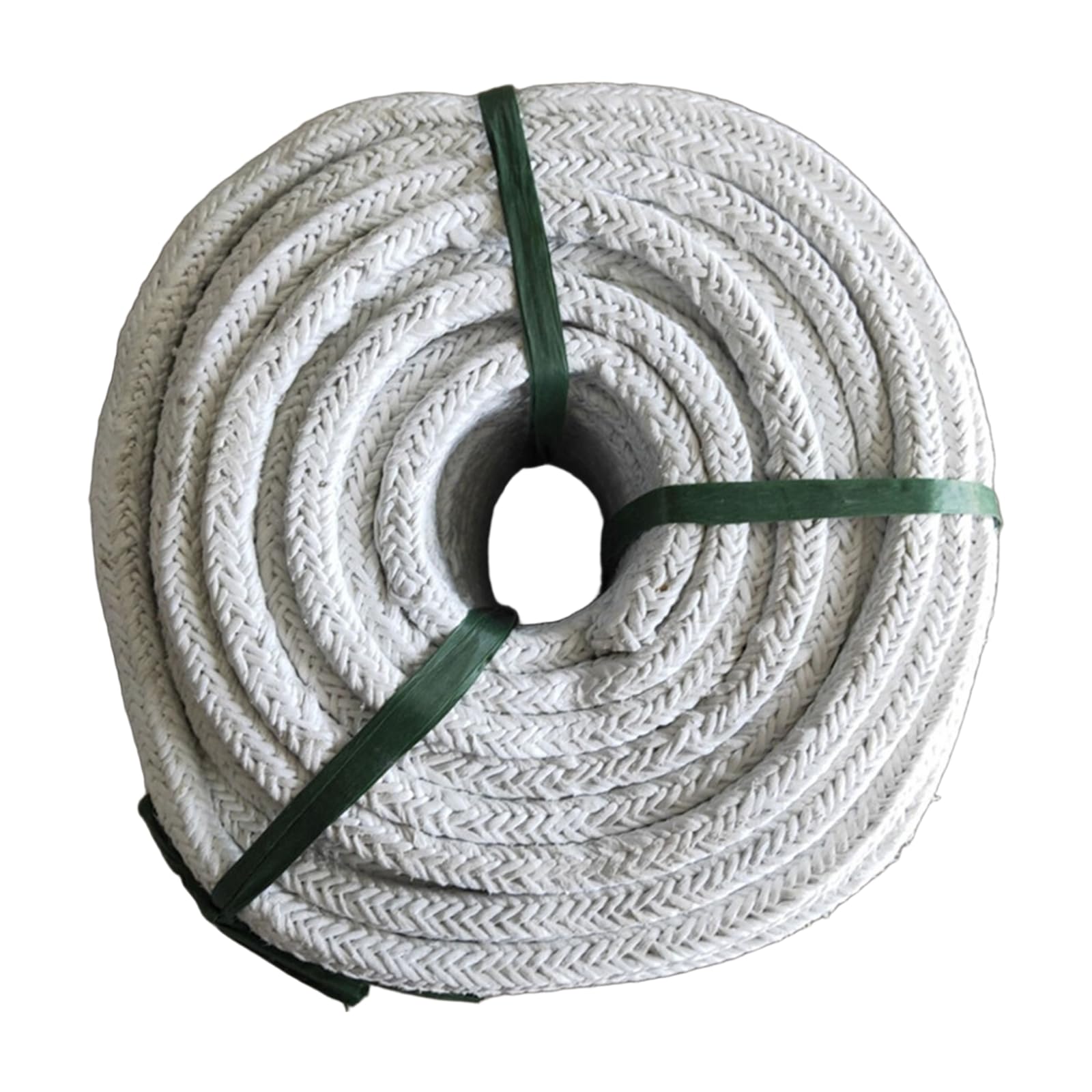 Guarnizione per stufa a legna, 5 m, in fibra di ceramica, resistente alle alte temperature, per stufe, camini, porte (diametro 50 mm)